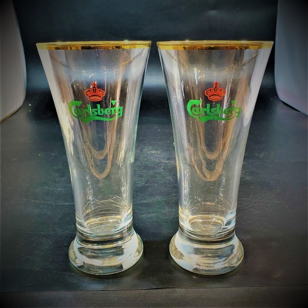 Carlsberg Beer Glass Etsy UK