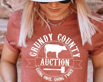 Subasta del condado de Grundy SVG: Letras de canciones country, diseño del oeste (descarga digital)
