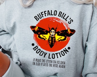 Buffalo Bills Body Lotion | Lämmer | Es verreibt die Lotion auf seiner Haut | Filmzitat | Stille | SVG Eps Png Dxf Pdf Psd Ai | Sofort Download