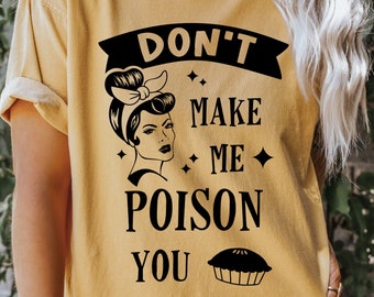 Lass mich dich nicht vergiften | Witzig | Retro Hausfrau | Sarkastisch | Sublimationsdruck | SVG-Design | PNG-Design | Kochen Humor | Ehe Humor