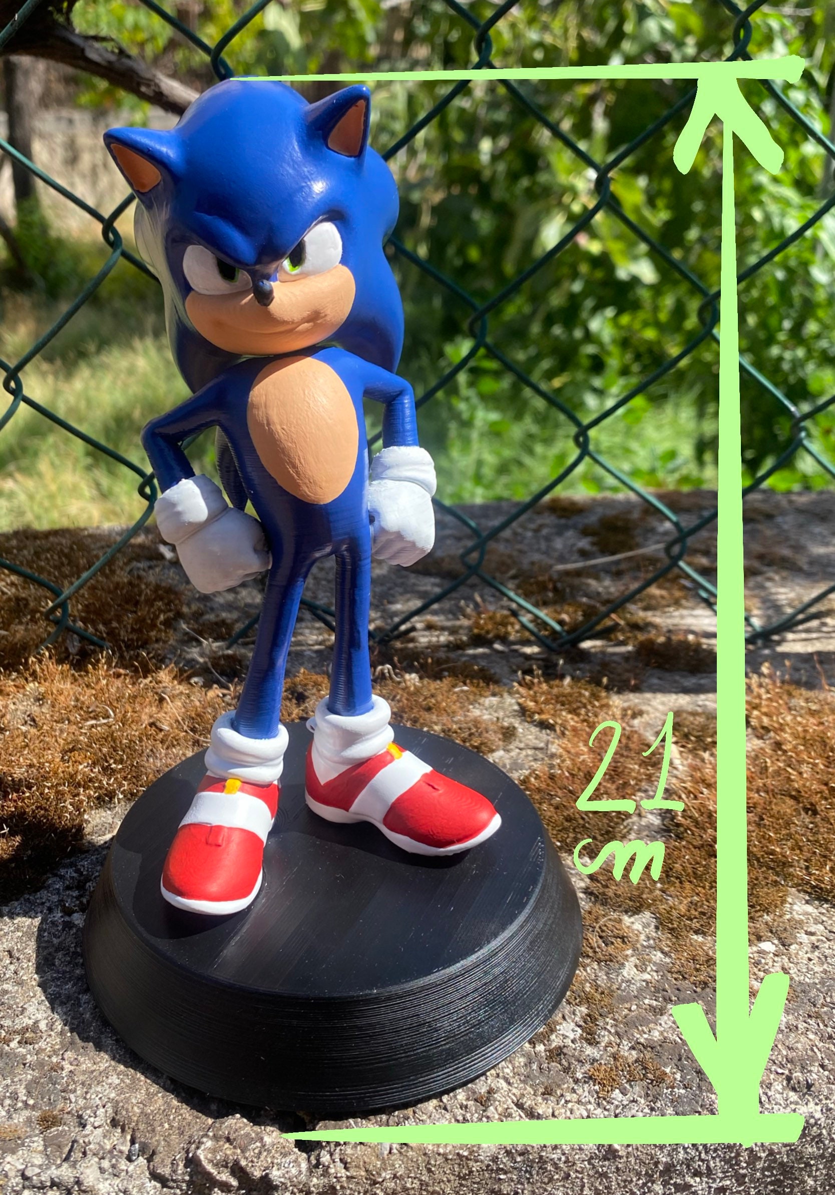 Sonic Statue Sonic Movie 