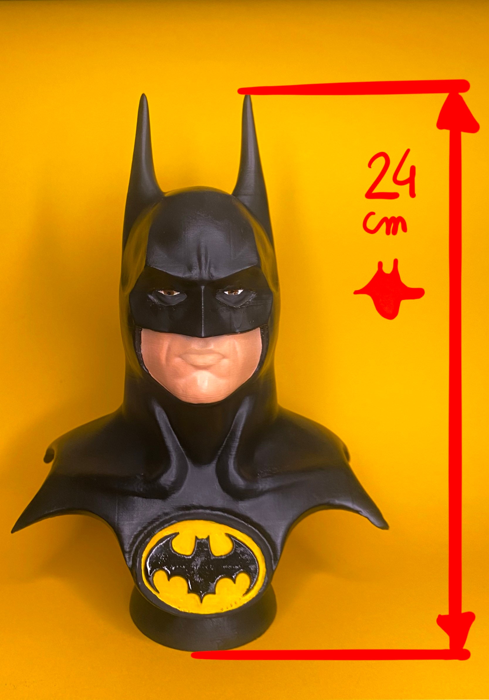 その他 Batman bust Batman Keaton Bust 1989 Bust Joker Batman Movie Hand Painted