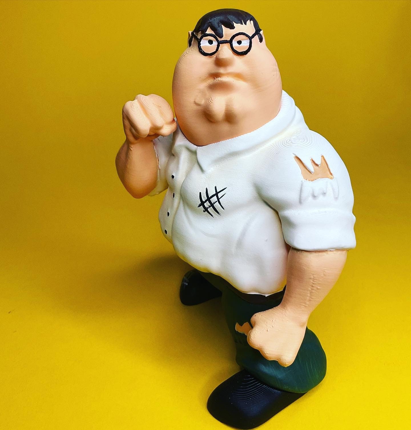 ピーター・グリフィン像 テレビシリーズ「ファミリーガイ」の主人公