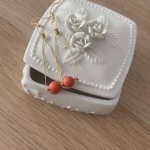 Elongated earrings