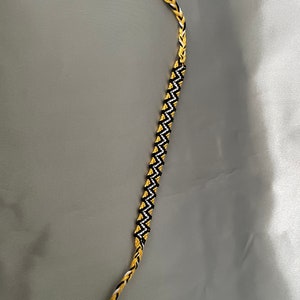 Bracelet brésilien personnalisable zigzag