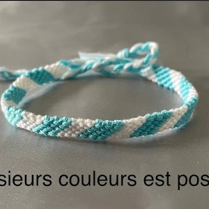 Bracelet brésilien personnalisable rayures