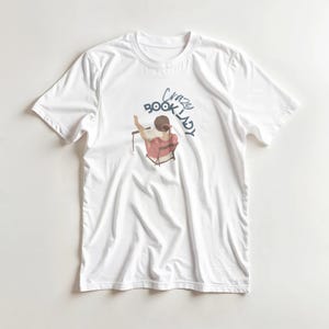Crazy Book Lady | Heavyweight Unisex Crewneck T-shirt | Gildan® 5000