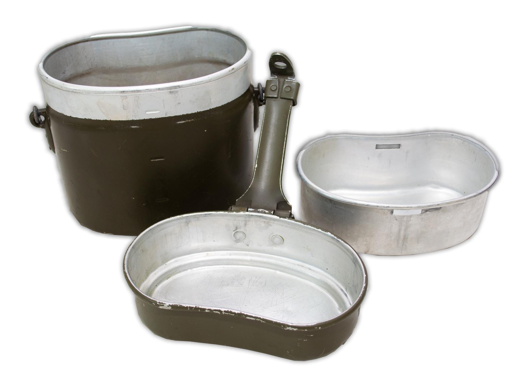 Swiss Army Mess Kit – 3‑piece Aluminum Cooking Set - Etsy
