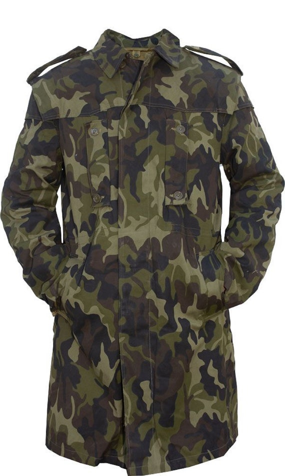 Genuine Romanian Military Leaf Camo Parka Militar… - image 2