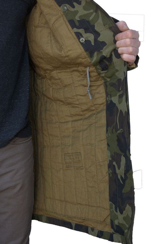Genuine Romanian Military Leaf Camo Parka Militar… - image 4