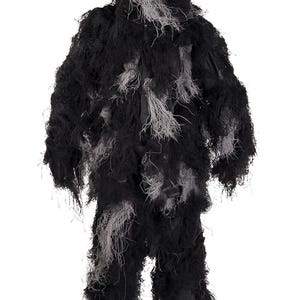 Mil-Tec Night Camo 4 Piece Ghillie Suit