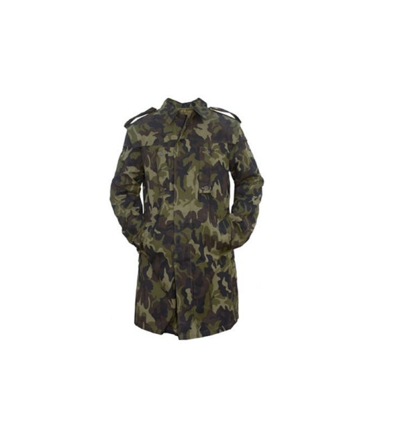Genuine Romanian Military Leaf Camo Parka Militar… - image 1