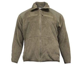 U.S. G.I. ECWS Gen III Fleece Jacket, Coyote, Used, Genuine Military Surplus