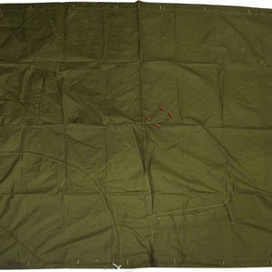 Genuine Romanian Military Poncho/Shelter Half, Genuine European Military Surplus image 5