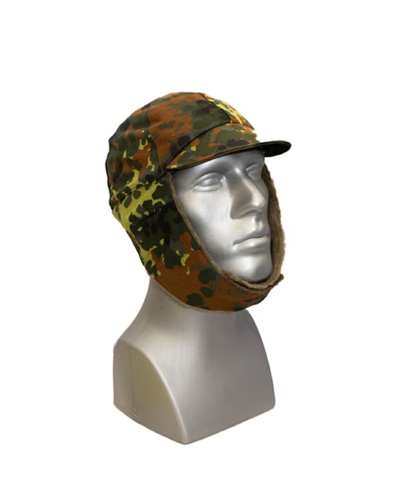 Genuine German Military Flecktarn Winter Hat Mili… - image 1