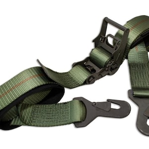 U.S. G.I. Rugged Ratchet Straps – Heavy Lashing Straps (2‑Pack)