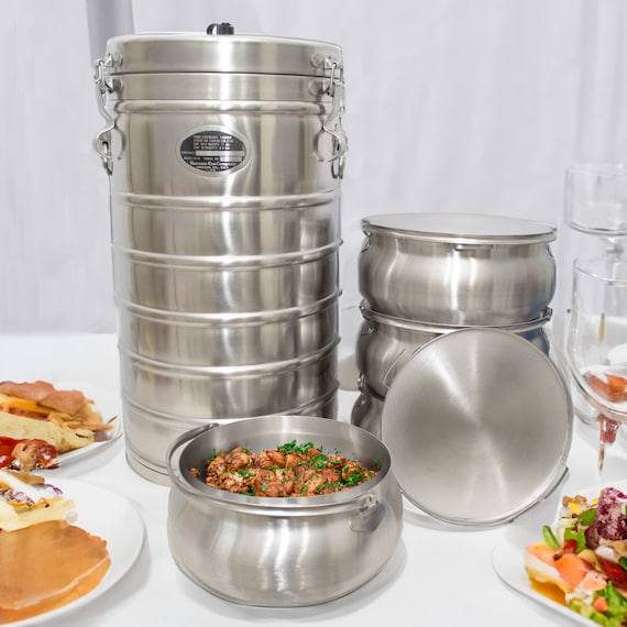 U.S. G.I. Stainless Steel Vacuum Food Storage Container- Portable