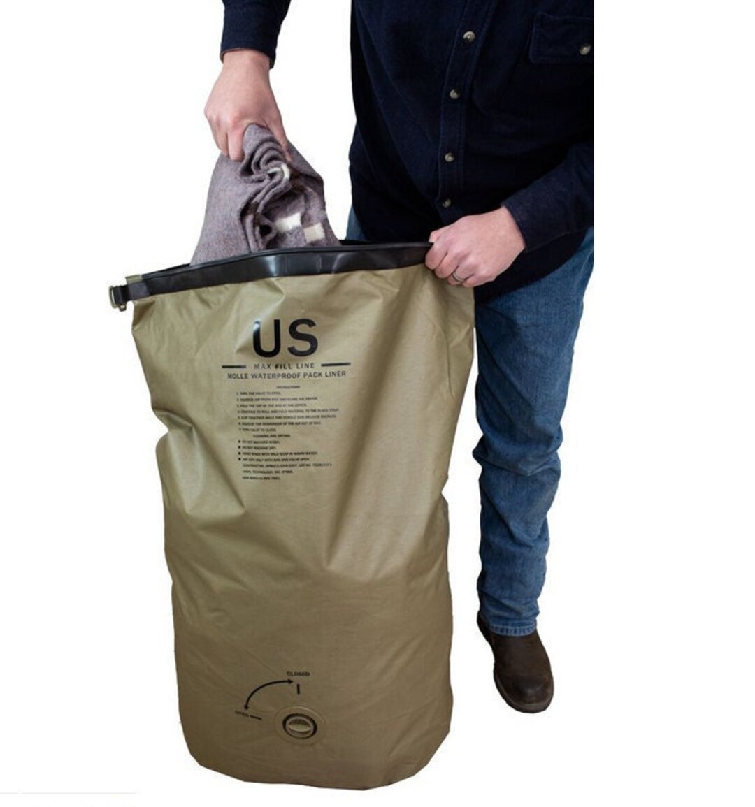 U.S. G.I. XL Improved Waterproof Dry Bag Etsy