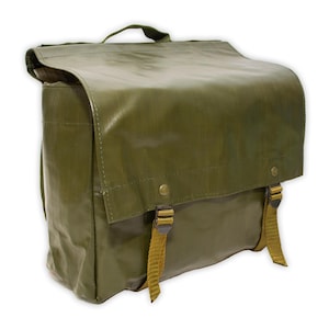 Czech Military Messenger Bag – Waterproof Shoulder Bag with Flap Closure