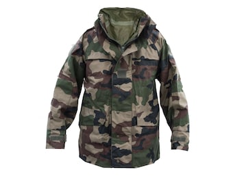 French Military Rain Coat – Waterproof Long Jacket with Hood