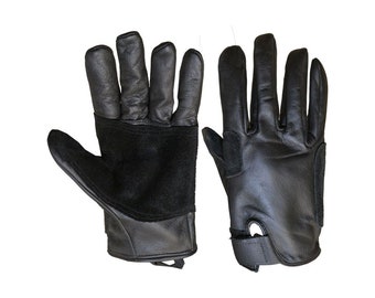 U.S. G.I. Water Repellent Leather Utility Gloves, Genuine Military Surplus