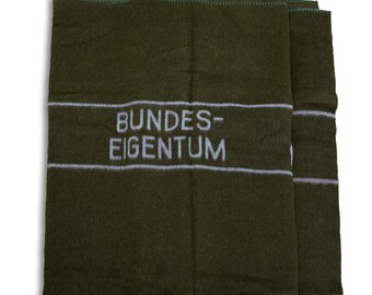 German Military Wool Blanket – Heavyweight Barracks Surplus - Etsy