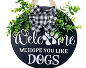 Discounted Price Welcome Sign For Front Door Decor- Front Porch Decor_ Farmhouse welcome wreaths for front door sign - 12 x 12 inch