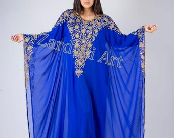 Floor length bAfrican Attire Bridesmaid Abaya Muslim Wedding Gown Long Maxi Formal Ari work Dubai Moroccan Kaftan with hijab Dress for Women