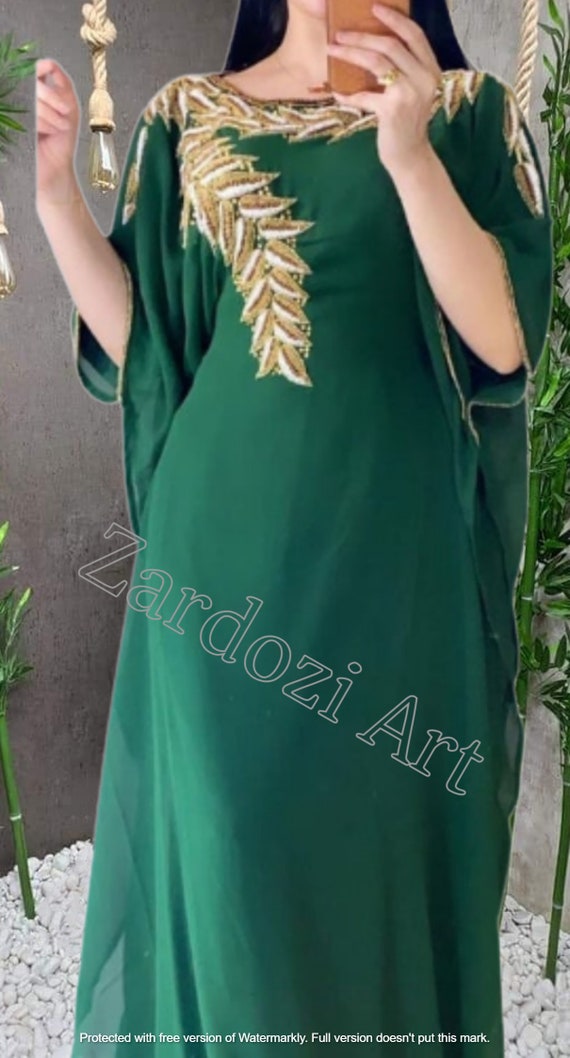 Unique Abaya Morocco Kaftan Wedding Gown Dress Long Jalabia - Etsy