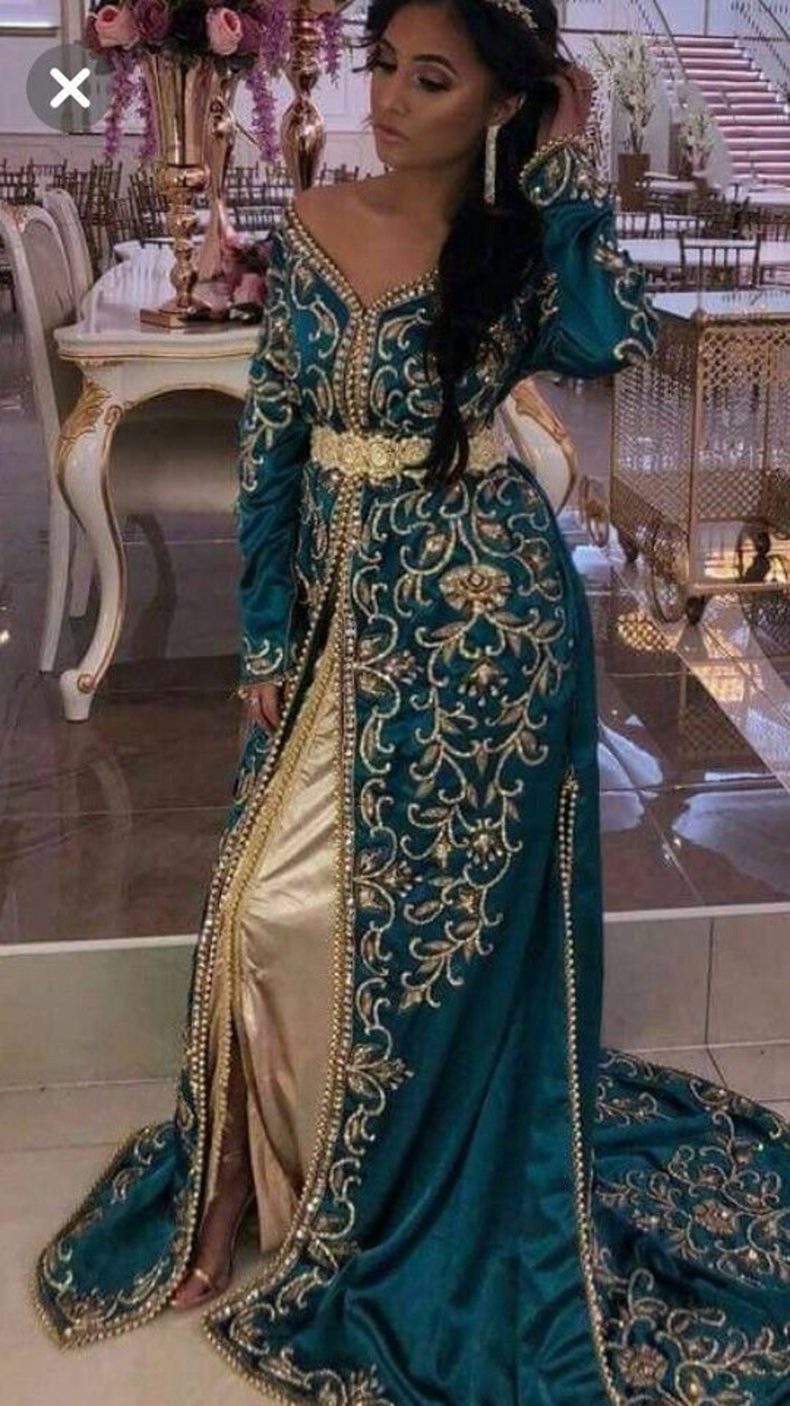 Floor Length African Attire Bridesmaid Abaya Muslim Wedding - Etsy
