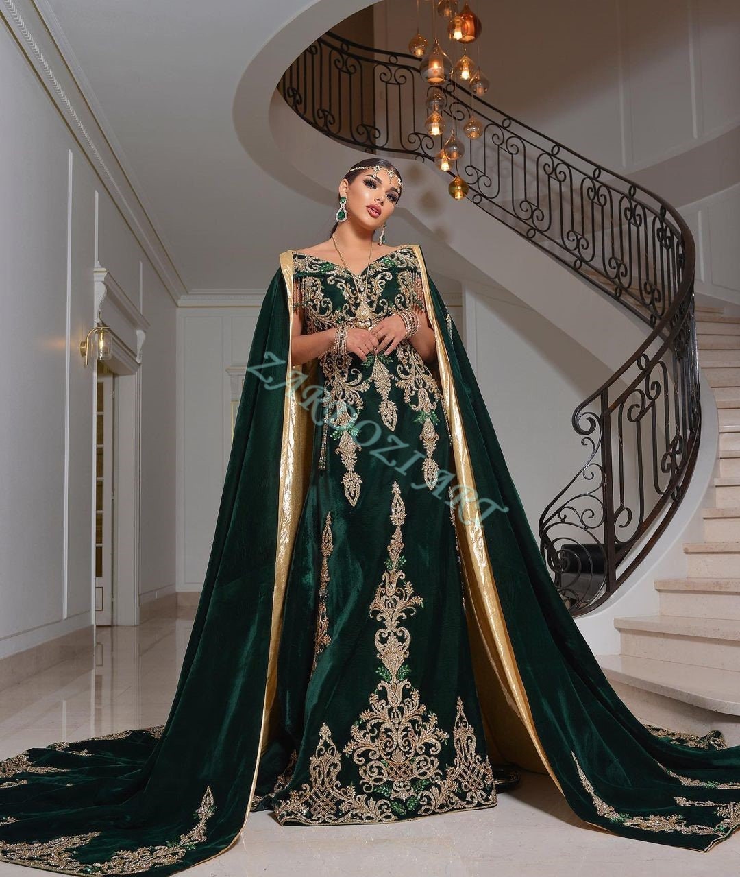Moroccan Kaftan Wedding Dress