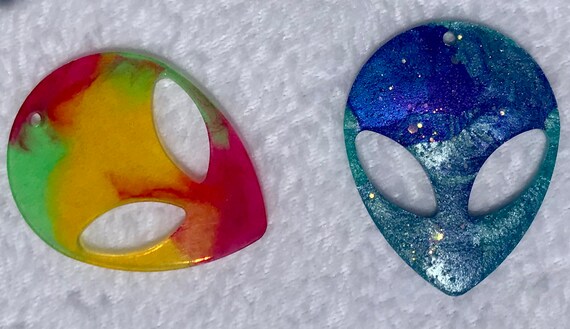 Rear view Mirror Alien Decor | Etsy