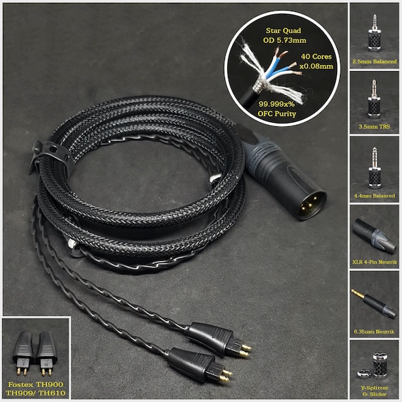 GUCraftsman バランスケーブル FOSTEX TH909 TH900 GUCraftsman バランスケーブル FOSTEX TH909 TH900 GUCraftsman