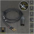 Cable for Arya/Sundara/Ananda/Susvara - Dual 3.5mm TRS - Custom Length - Custom Jack 2.5mm/3.5mm/4.4mm/6.3mm and 4-Pin XLR Balanced