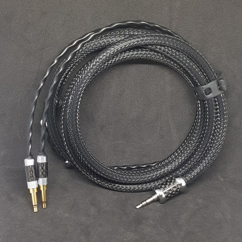 Focal Câble De Rechange Compatible Avec Casque Focal Elear, Elegia, Elex, Clear, Clear MG, Celestee, Stellia, Radiance, Câble Audio De Rechange Avec Adaptateur 6,35 Mm, 1,2 M