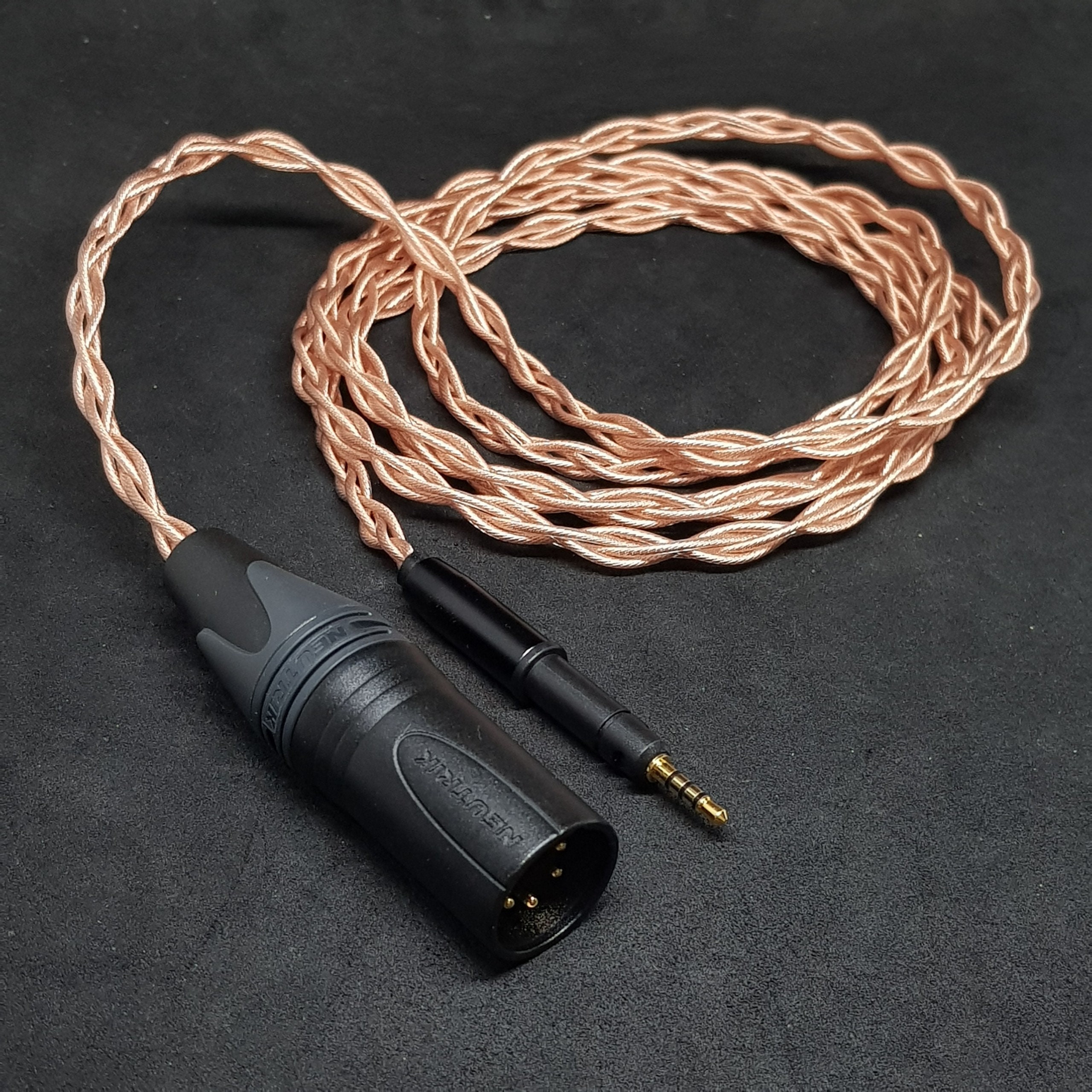 Sennheiser HD560s/HD599用ケーブル - 22AWG 7NOCC リッツ銅