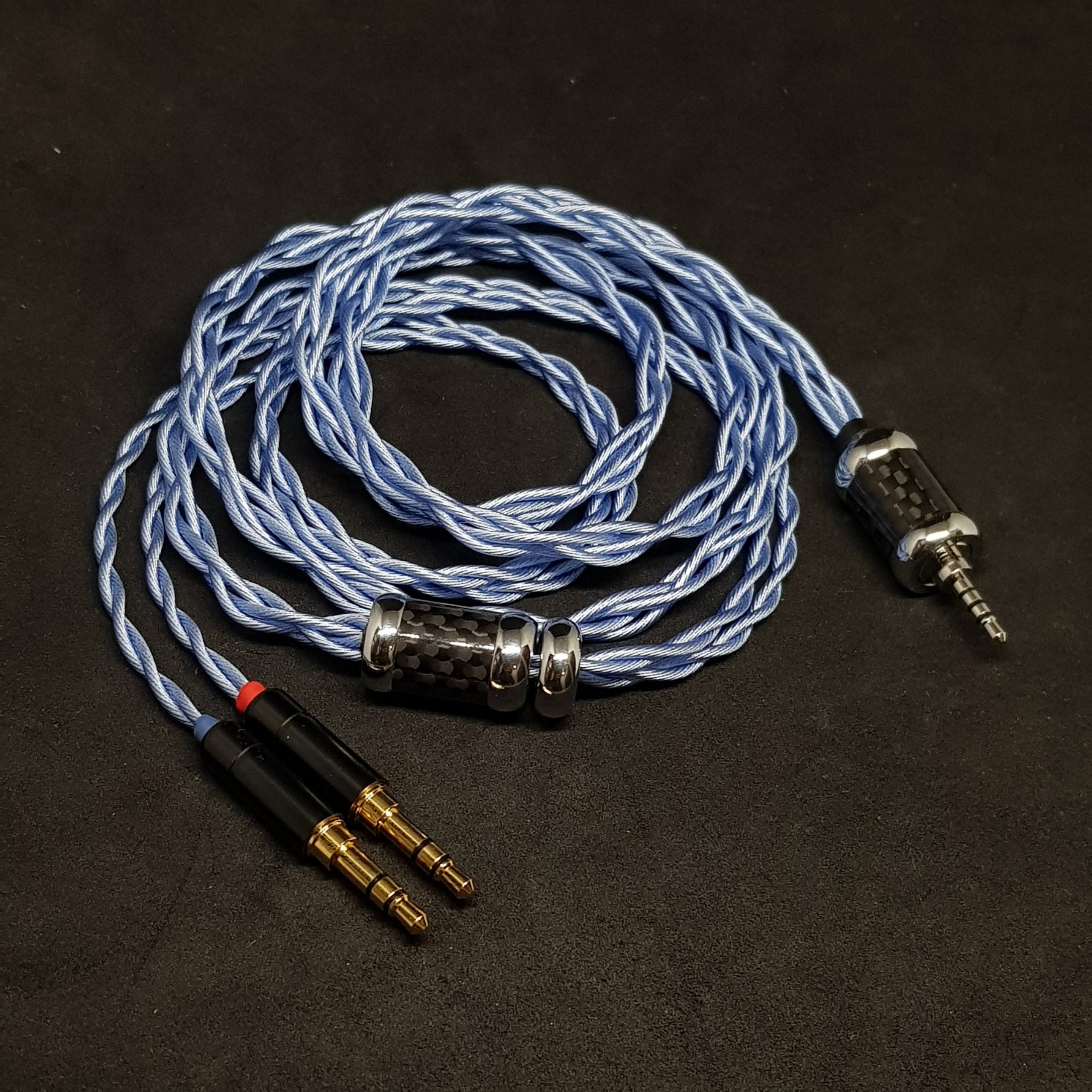 SYRNARN Câble de casque équilibré 2,5 mm compatible avec Hifiman