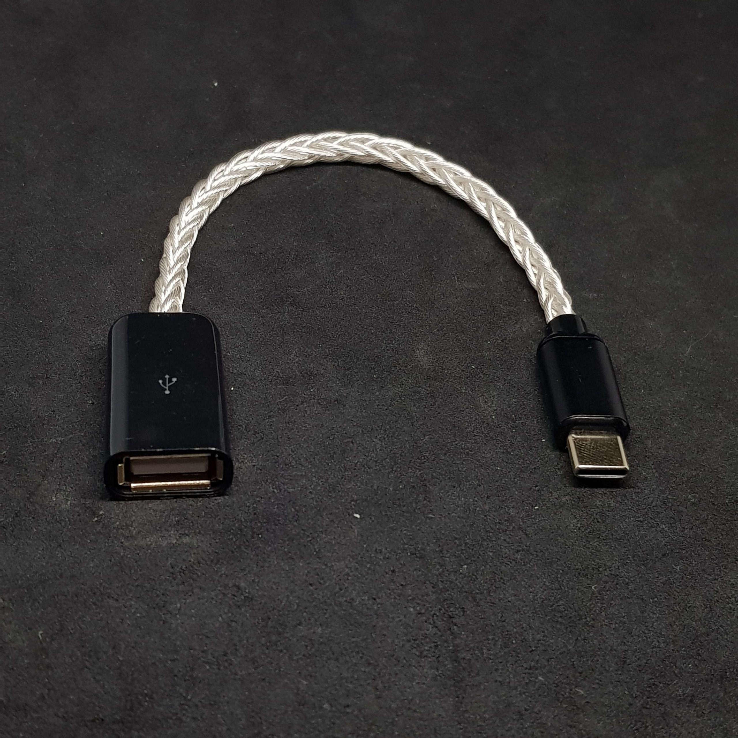 Custom OTG Cable for 8 Pins Iphone/ipad, Usb-c, Usb-b and Mirco Usb Connect  to AMP & DAC Audio 