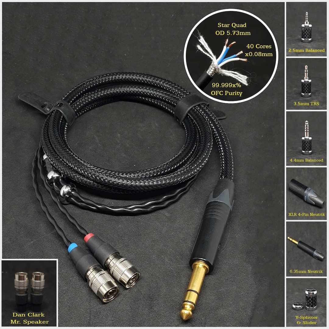 Dan Clark Audio バランスケーブル (4PIN XLR) 3m