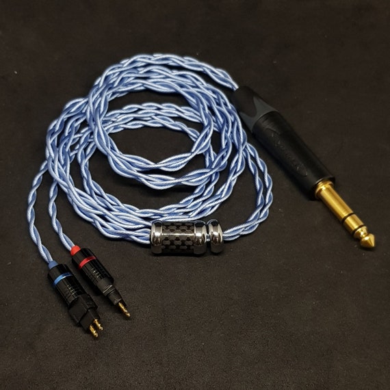 Sennheiser HD6XX/600/650用ケーブル 銀メッキ銅 7N — カスタム長さ