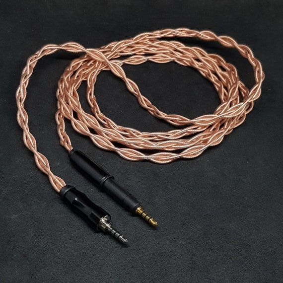 Sennheiser HD560s/HD599用ケーブル - 22AWG 7NOCC リッツ銅 Sennheiser HD560s/HD599用ケーブル - 22AWG 7NOCC リッツ銅