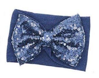 BLUEBERRY MUFFIN - Sequin Bow Pet Necktie