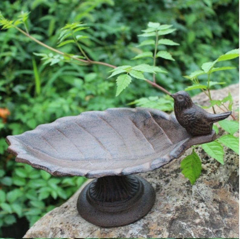 Cast Iron Bird Feeder Feeding Station Free Standing Local Etsy