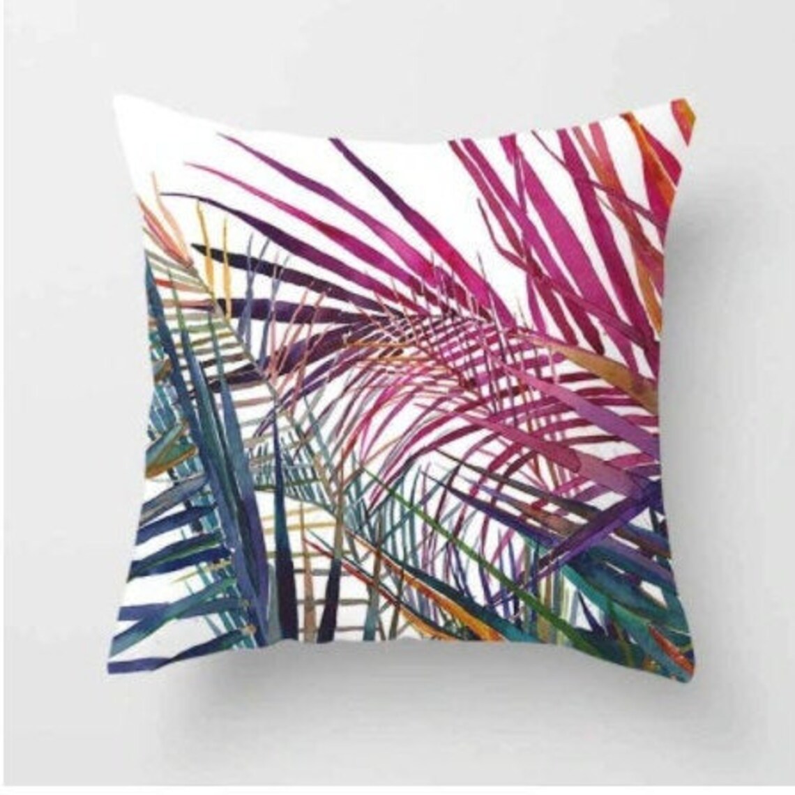 Selection of Colourful Palm Tree Cushion Cover Patio Deco Etsy