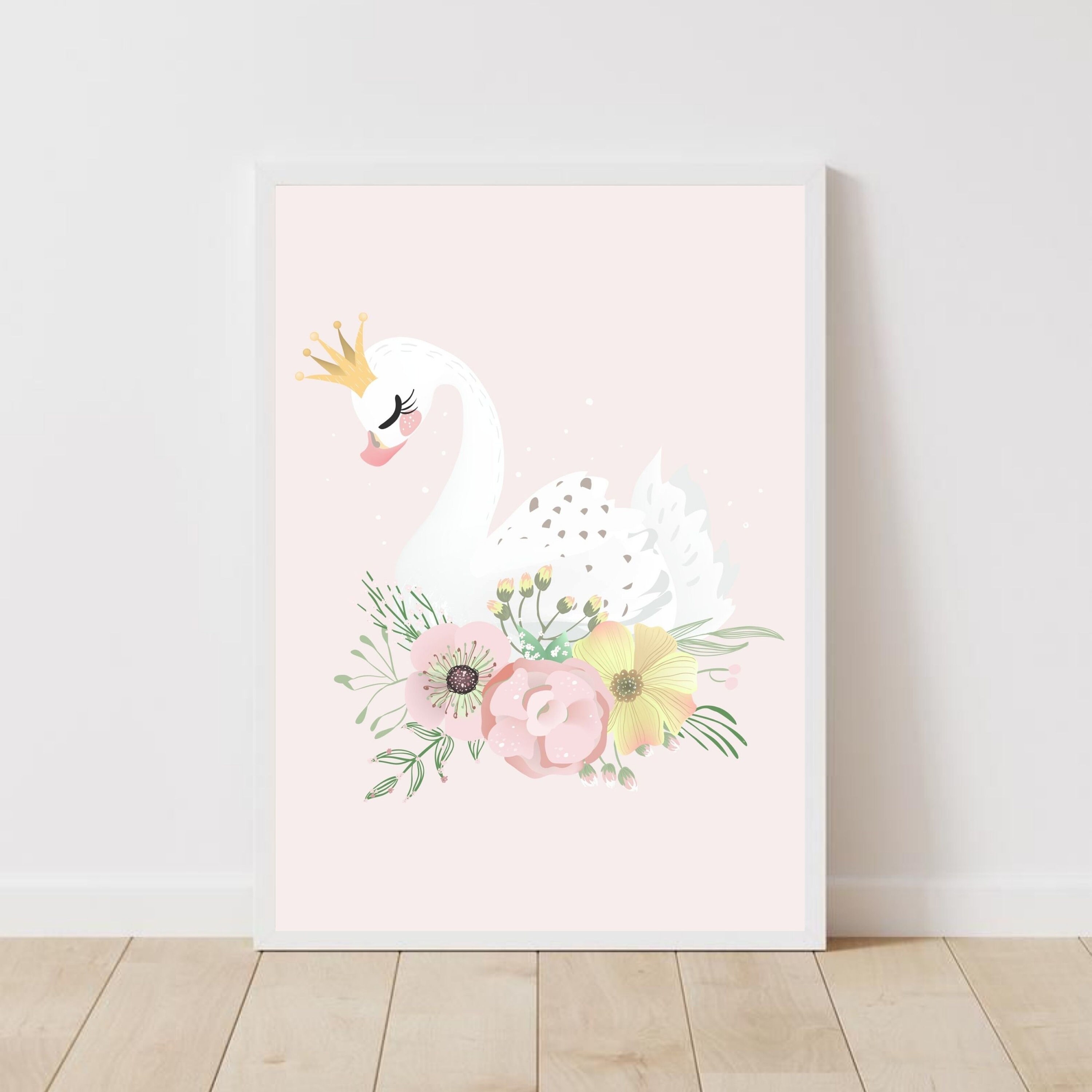 Swan Swan Wall Decor Swan Print Swan wall art Swan Decor Etsy