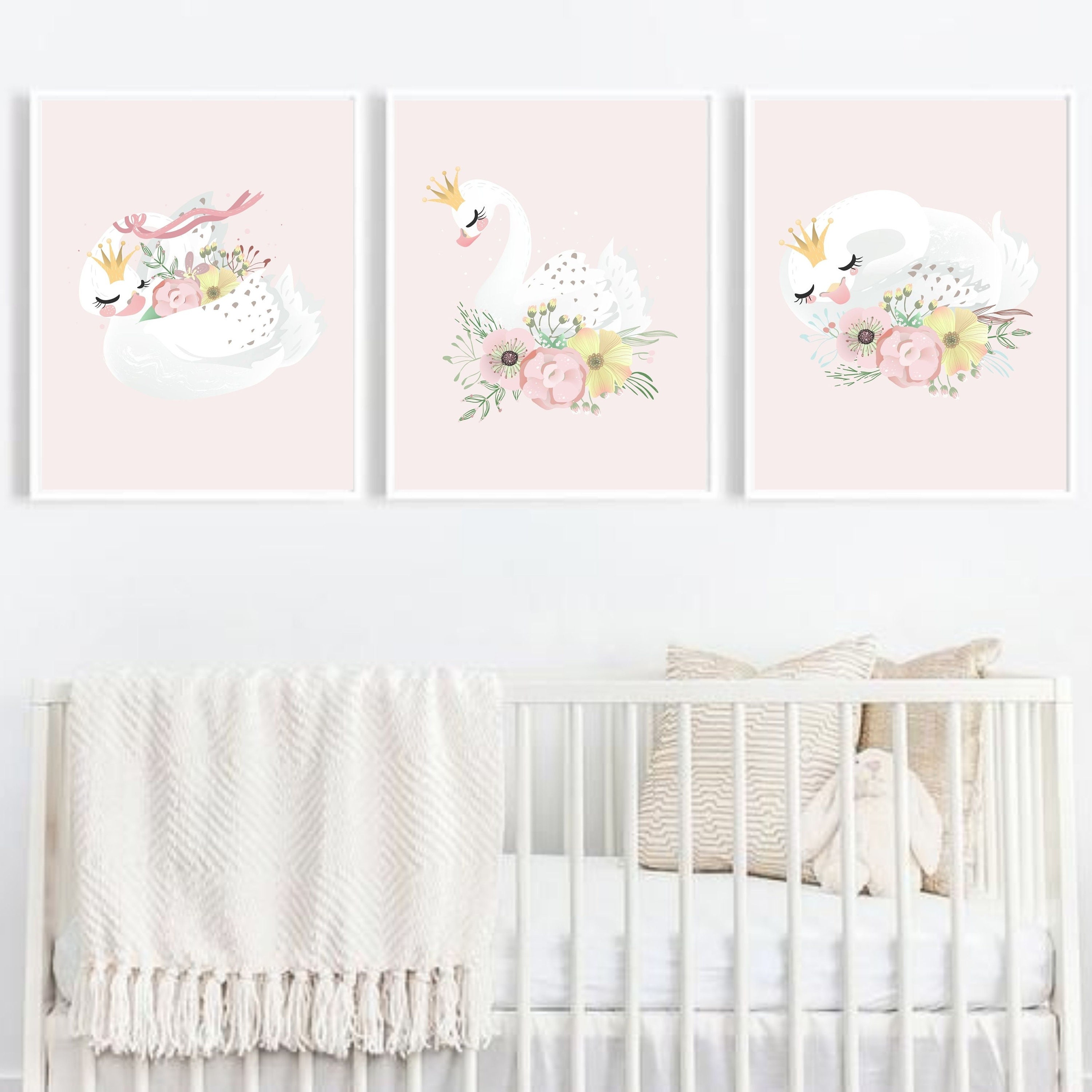 Swan Swan Wall Decor Swan Print Swan wall art Swan Decor Etsy