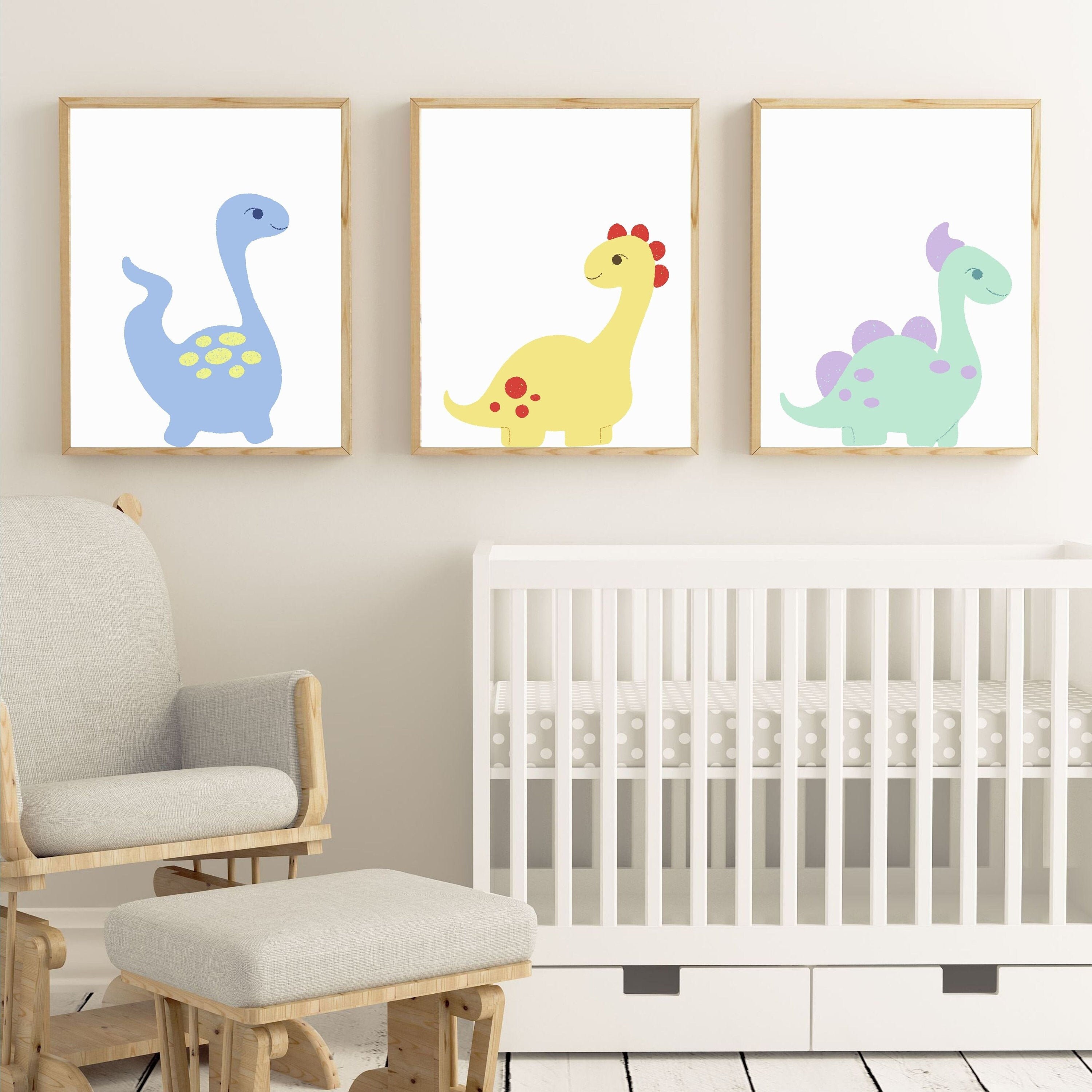 Dino Kinderzimmer Wandkunst Dinosaurier Dekor Dinosaurier | Etsy