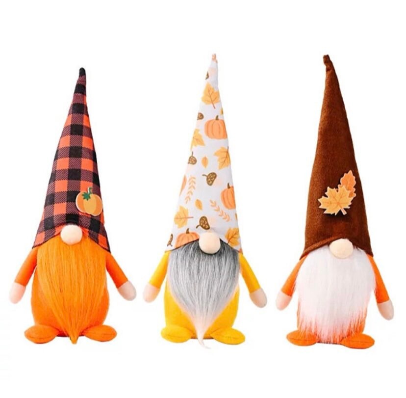 Seasonal Halloween Autumn Gonks Fall Gnomes Autumnal Home Etsy