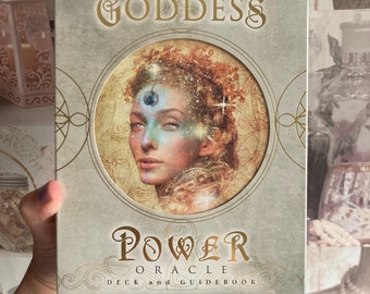 Goddess power oracle deck and guide book.