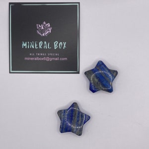 Lapis lazuli star x2